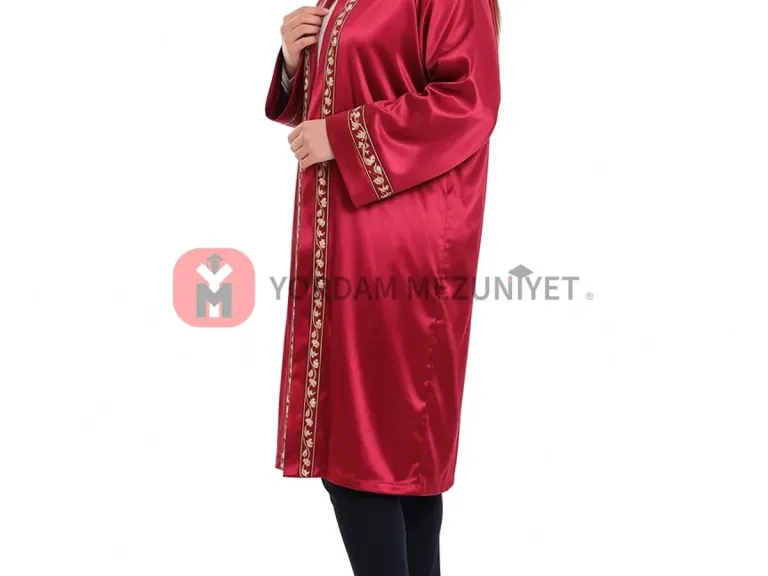 Nikâh memuru cübbesi Model 1, yandan görünüm